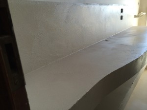 Top and Wall finished in CementoresinaTop e parete con finitura in Cementoresina