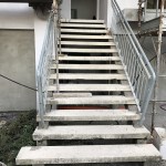 Outdoor staircase degraded situationScala esterna, situazione degradata